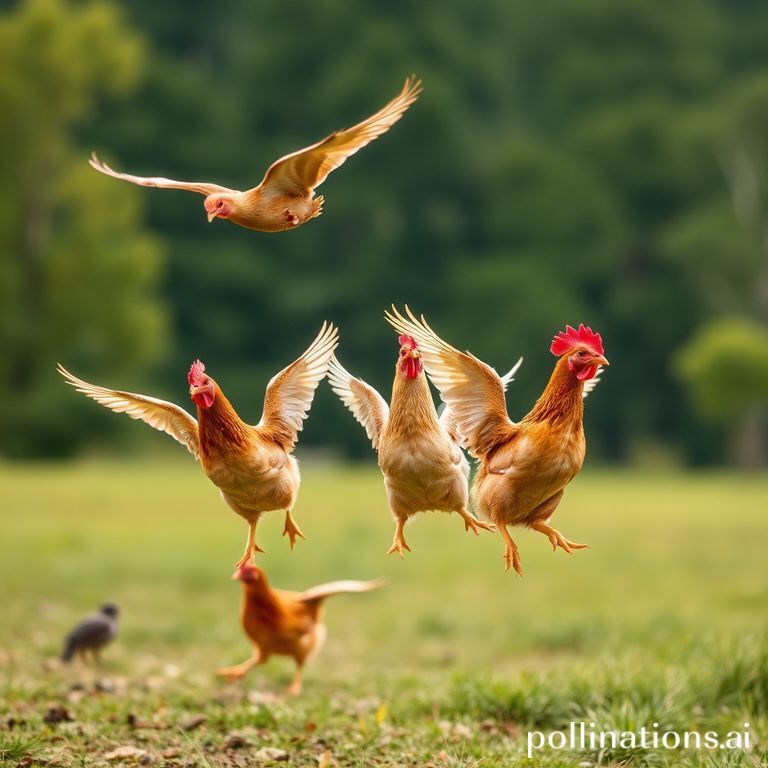 how high can chickens fly with clipped wings